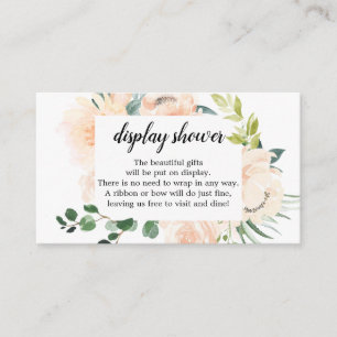Fleur Jolie Floral Display Shower Baby Shower Card