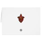 Fleur Medieval - Red (Back Horizontal)