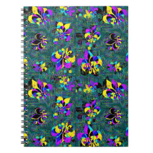 Fleurdelis collage notebook