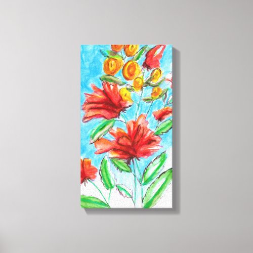 Fleurs Canvas Print