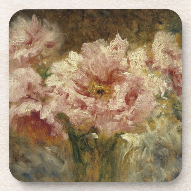 Fleurs – Félix Ziem Beverage Coaster (Front)