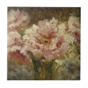 Fleurs – Félix Ziem Ceramic Tile