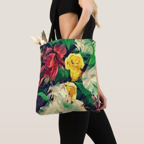 Fleurs Le Matin Tote Bag