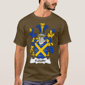 Fleury Coat of Arms Family Crest  T-Shirt