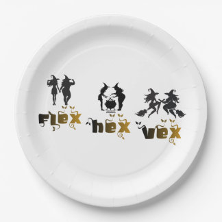 Flex. Hex. Vex. Body Positive & Diverse Witches Paper Plates