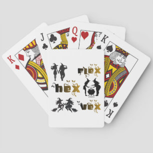 Flex. Hex. Vex. Body Positive & Diverse Witches Poker Cards