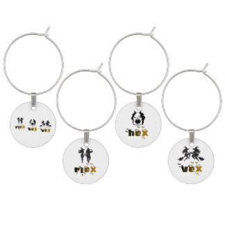 Flex. Hex. Vex. Body Positive & Diverse Witches Wine Charm