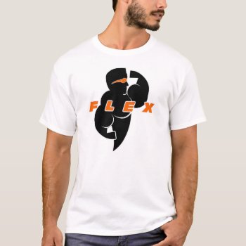 Flex Muscle T-shirt by Baysideimages at Zazzle