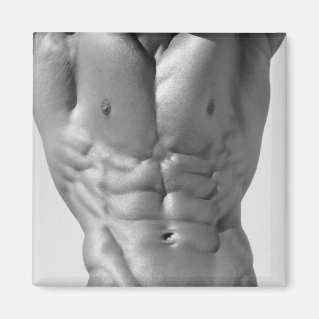 Flexed Abs Magnet (Front)