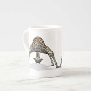Flexible Giraffe Bone China Mug