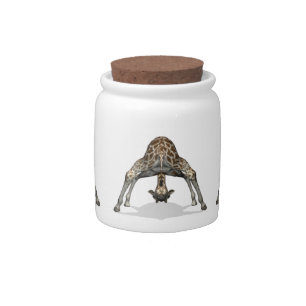 Flexible Giraffe Candy Jar