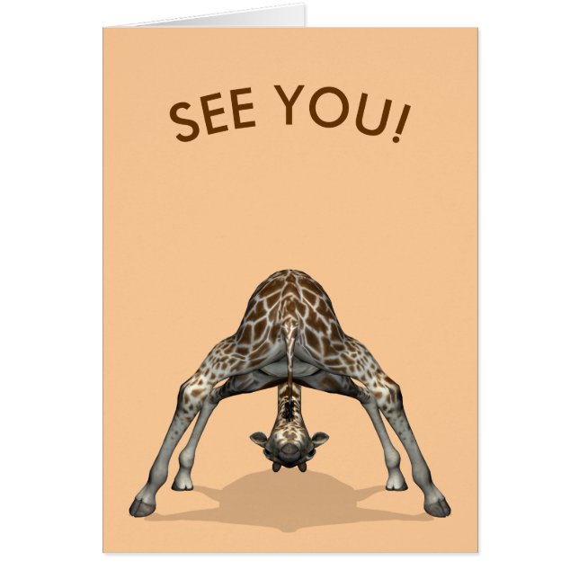 Flexible Giraffe Cards (Front)