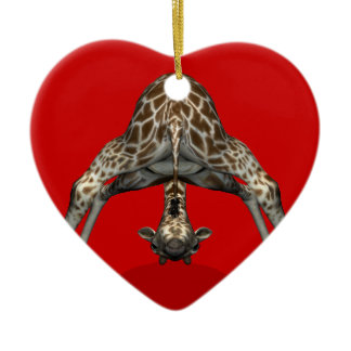 Flexible Giraffe Ceramic Ornament