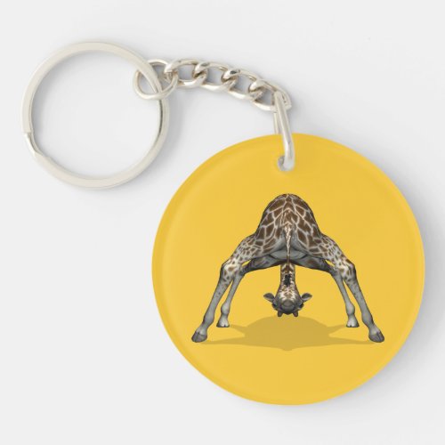 Flexible Giraffe Keychain