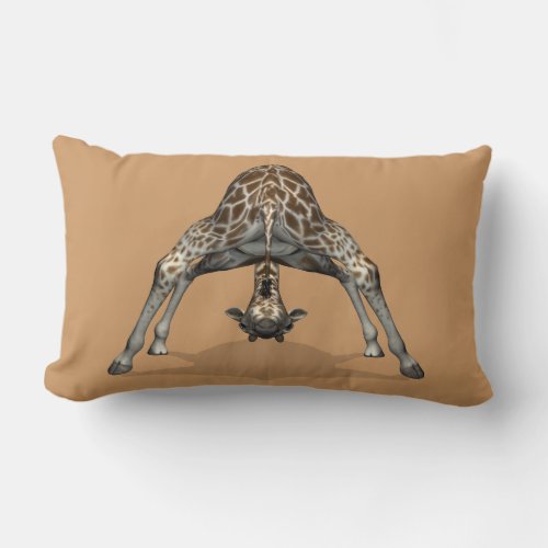Flexible Giraffe Lumbar Pillow