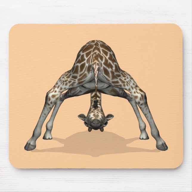 Flexible Giraffe Mouse Pad (Front)