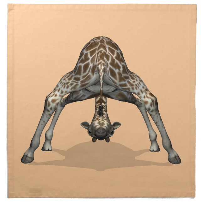 Flexible Giraffe Napkin (Front)