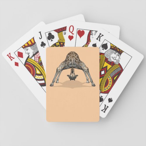 Flexible Giraffe Poker Cards
