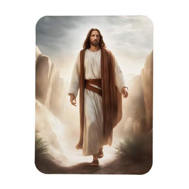 Flexible Magnet featuring Lord Jesus Walking (Vertical)