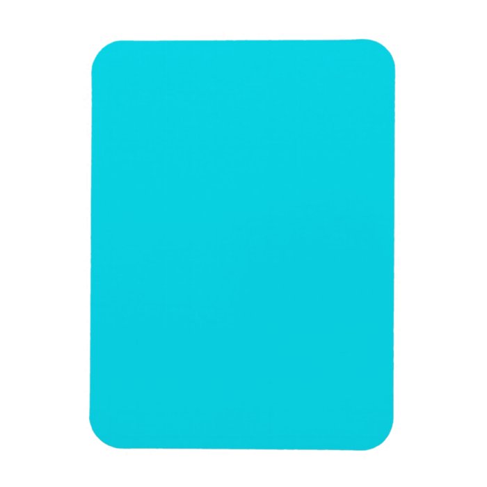 Flexible Magnet with Aqua Blue Background