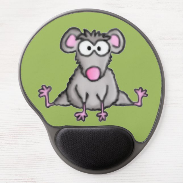 Flexible Mouse Gel Mouse Pad (Front)