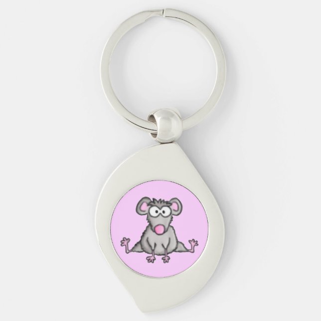 Flexible Mouse Keychain (Front)