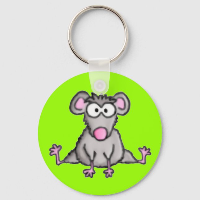 Flexible Mouse Keychain (Front)