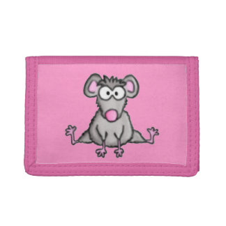 Flexible Mouse Trifold Wallet