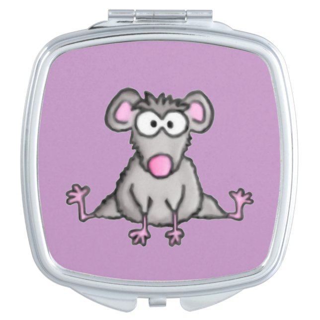 Flexible Mouse Vanity Mirror (Front)