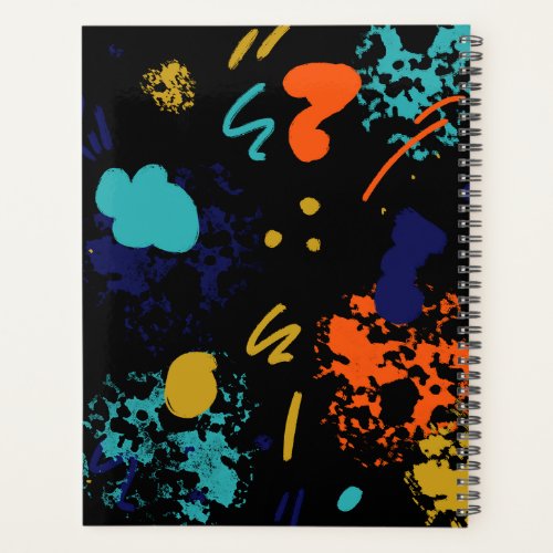 flexible notebook Arty Black Splash