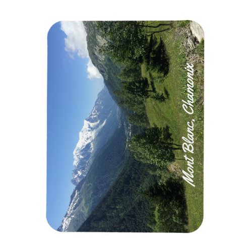 Flexible Photo Magnet Mont Blanc chamonix