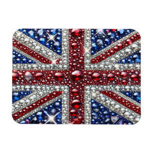 Flexible photo magnet with British Colors