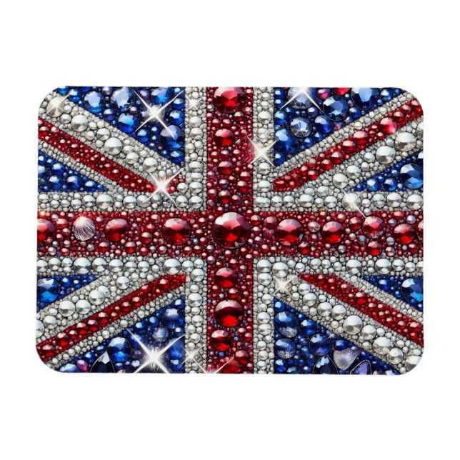 Flexible photo magnet with British Colors (Horizontal)