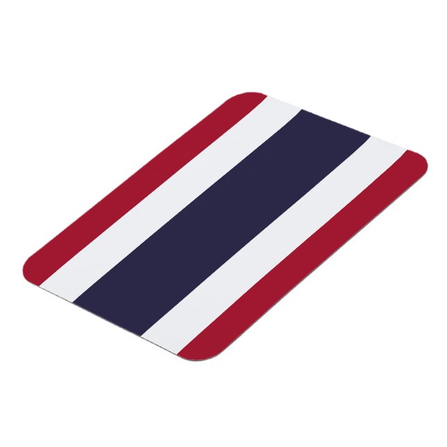 Flexible photo magnet with flag of Thailand (Left Side)