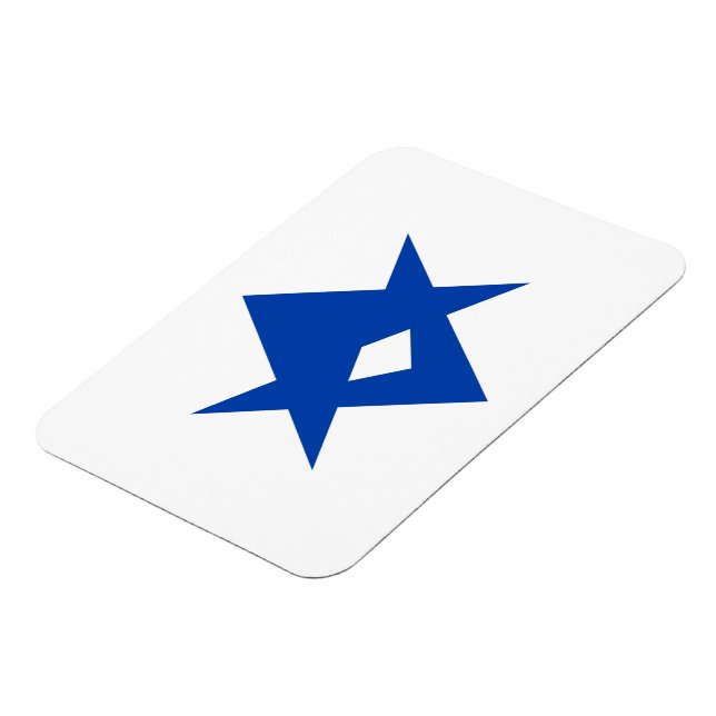 Flexible photo magnet with flag of Toyota City (Left Side)