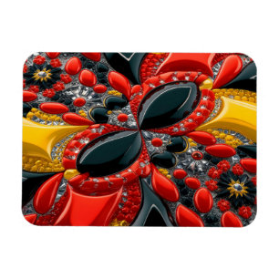 Flexible photo magnet with Germany Colors