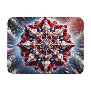 Flexible photo magnet with Norway Colors