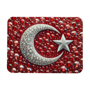 Flexible photo magnet with Turkish Colors