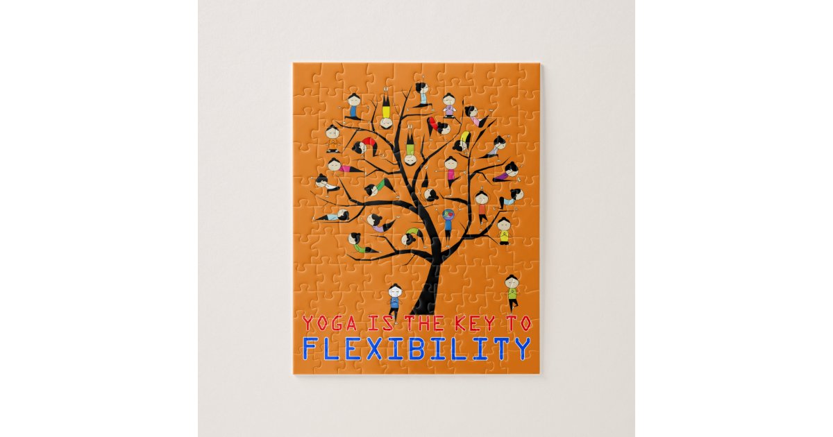 Flexible Yoga Jigsaw Puzzle Zazzle