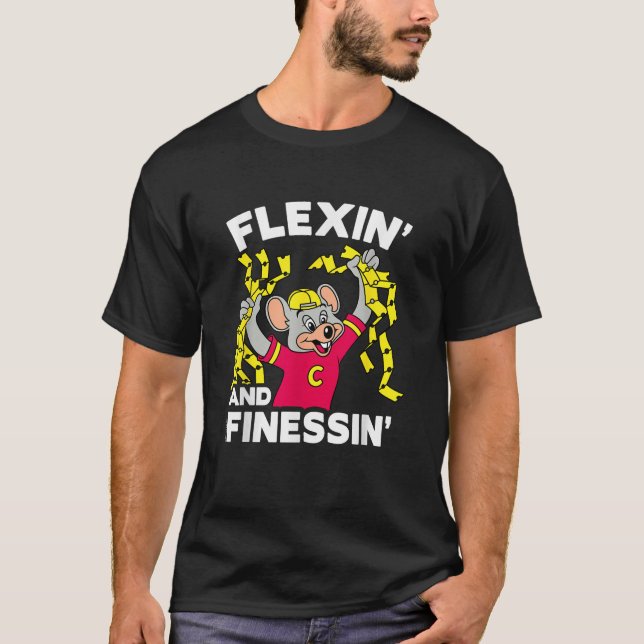 Flexin And Finessin Handful Of Tickets T-Shirt (Front)