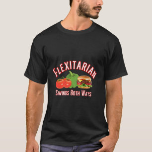 Flexitarian Semi Vegetarian Plant Vegetables T-Shirt