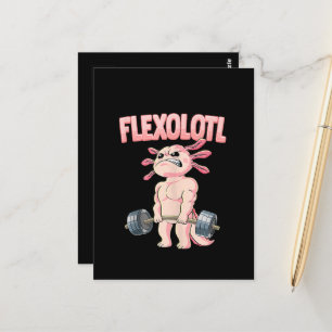 Flexolotl Axolotl Postcard