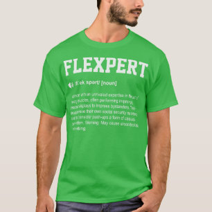 Flexpert Funny Dictionary Gym Meaning T-Shirt