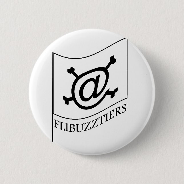 flibuzztiers pinback button (Front)