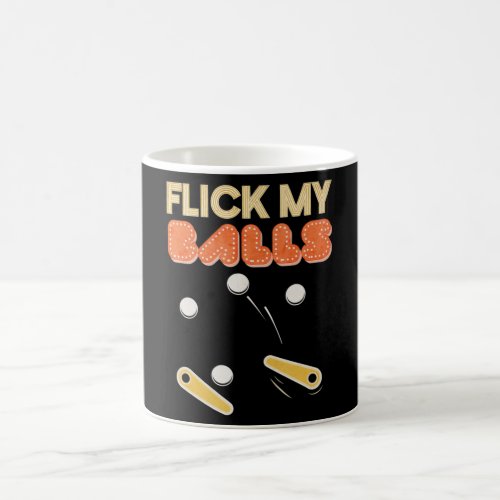 Flick My Balls Classic Retro Pinball Premium Coffee Mug
