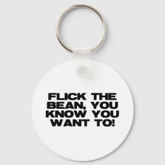 Flick the Bean Keychain