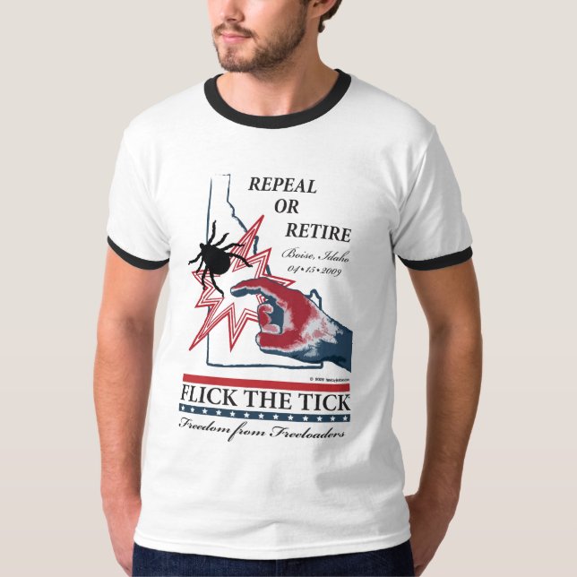 Flick the Tick - Idaho Edition T-Shirt (Front)