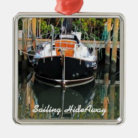 Flicka Sailboat Reflections Ornament