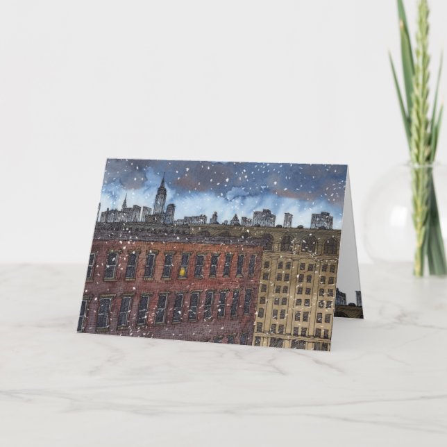 "Flicker of Fire" Christmas Card (Front)