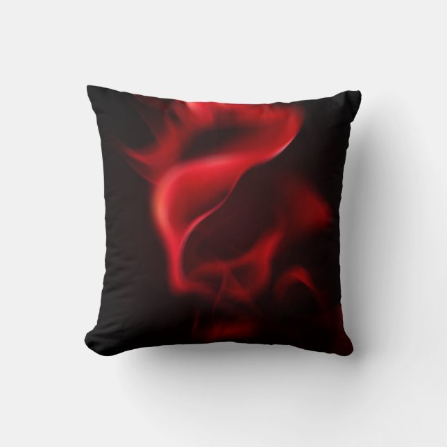 Flickering flame throw pillow (Front)